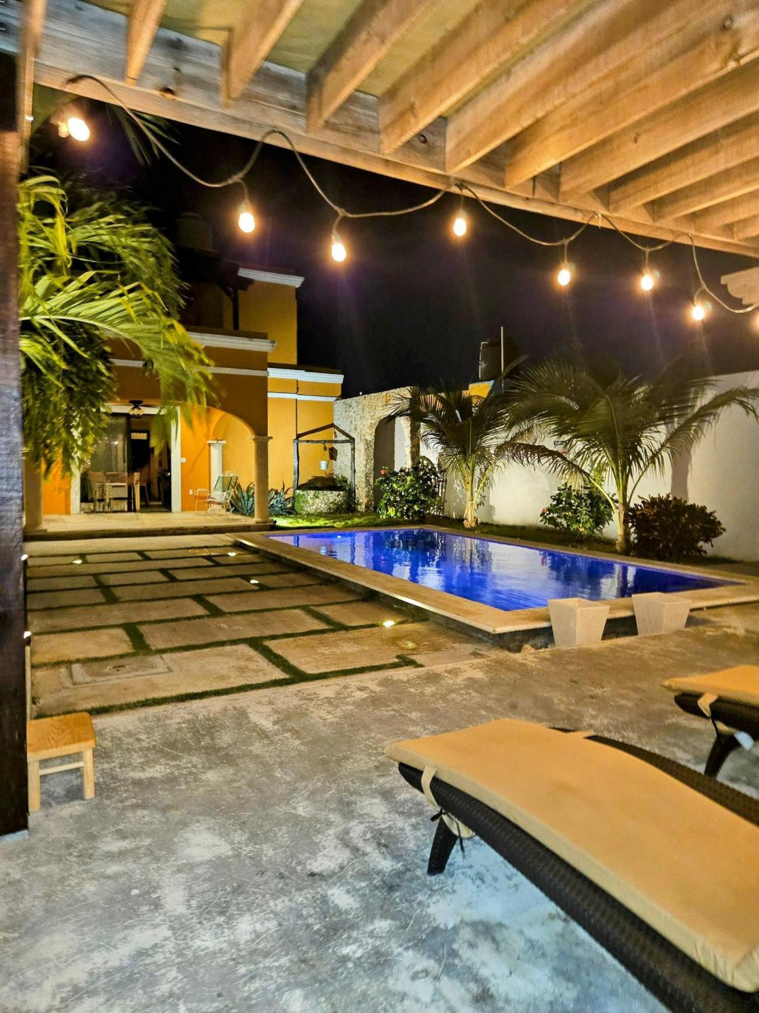 Villa Casa Flamingos Altabi Mérida Exterior foto